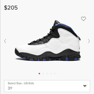 Nike Air Jordan excellent condition great sneakers out of stock size 3 great buy